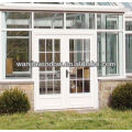 PVC Grilles design Exterior House Glass casement Entrance Door